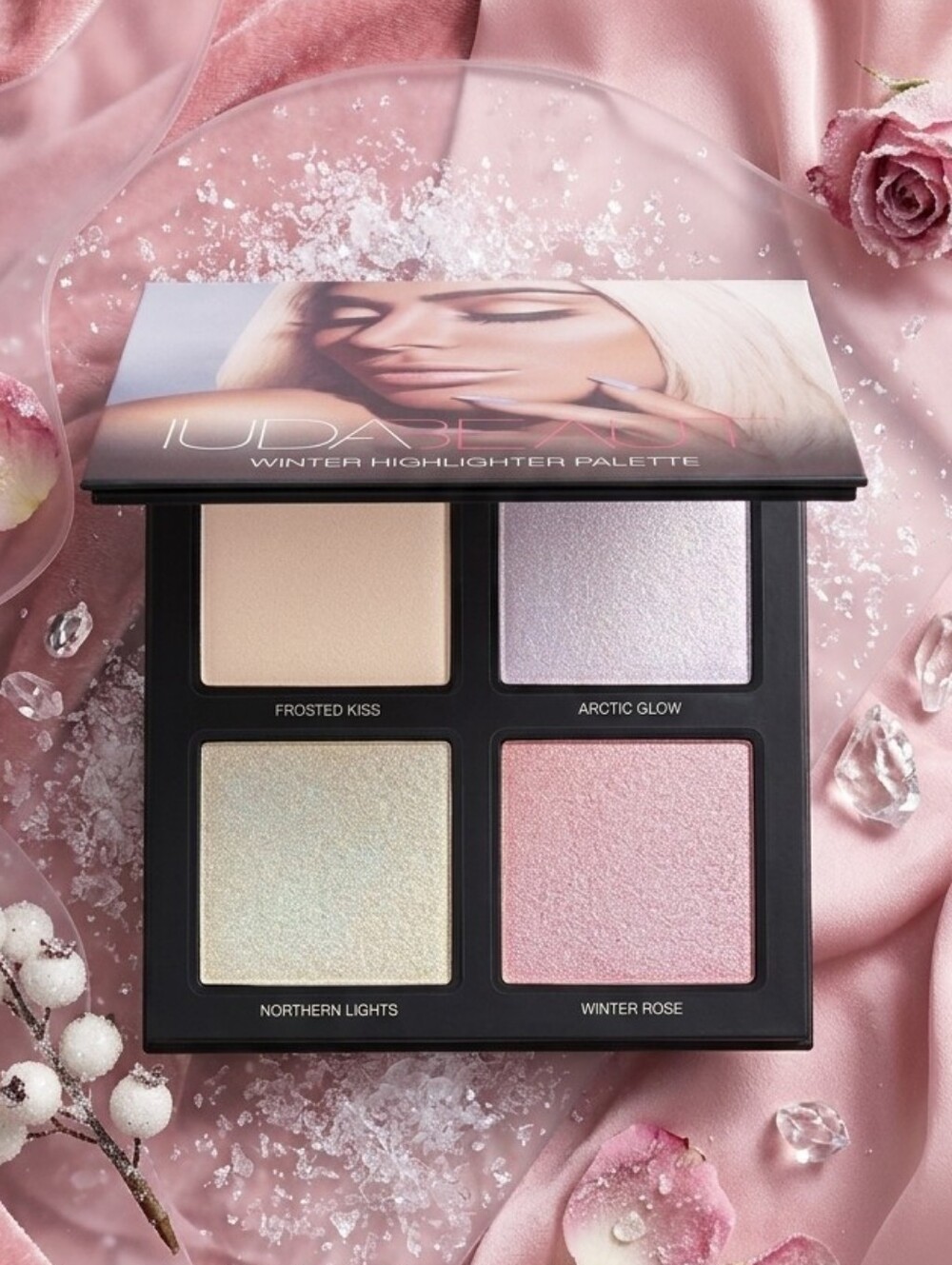 Brand New Full Size Huda Beauty Winter Solstice Highlighter Pallet